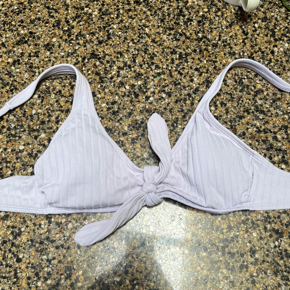 Lavender Bow Bikin Top